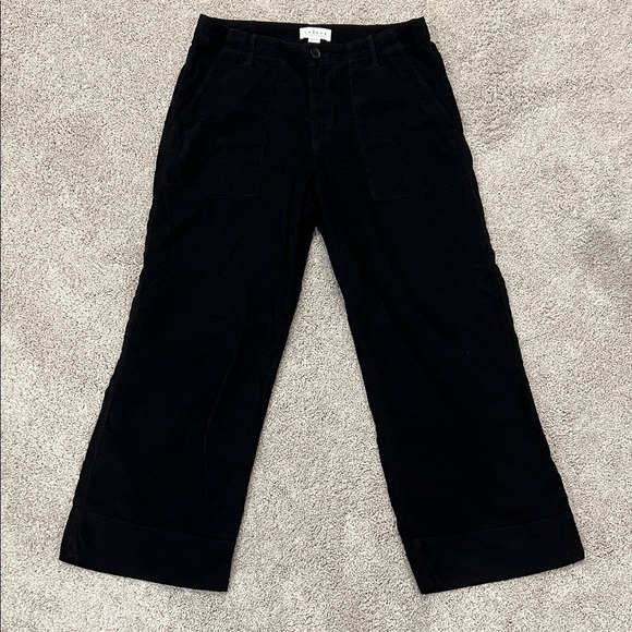 Velvet by Graham & Spencer Classic Black Wide Leg Trousers - Picture 1 of 4